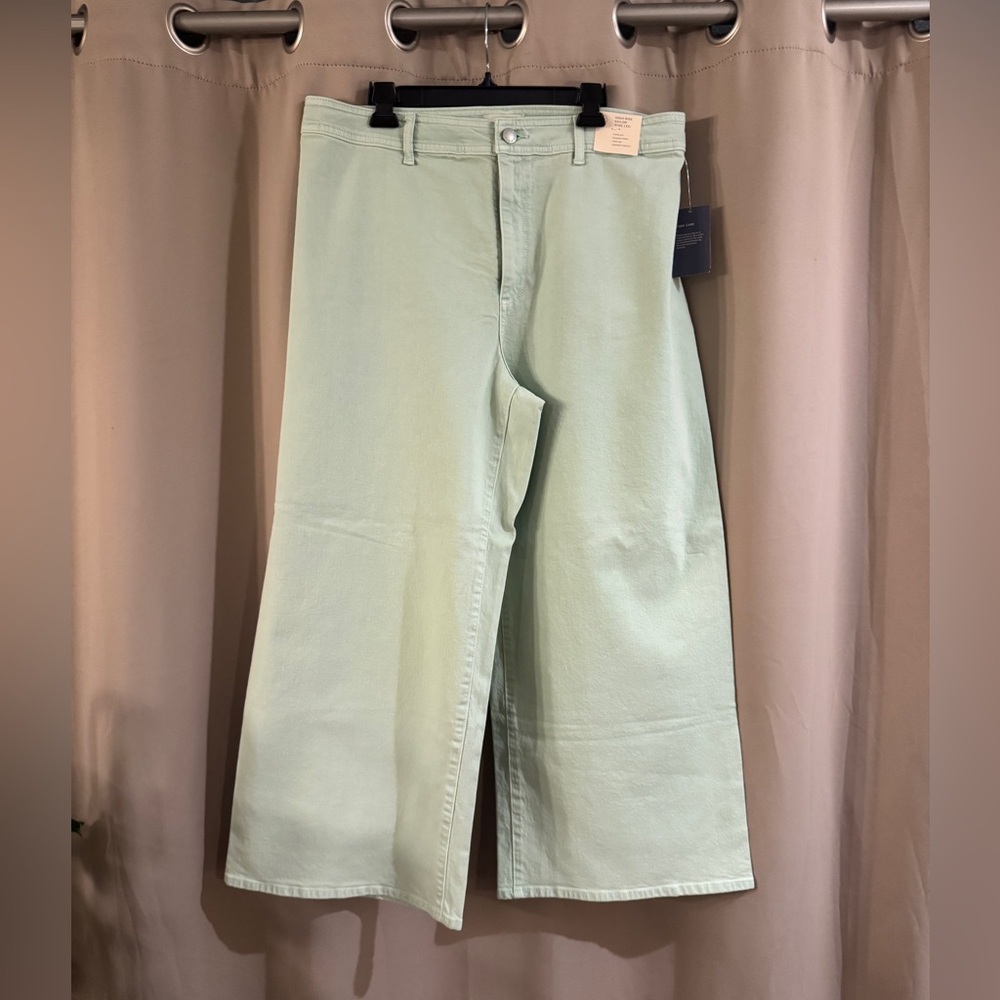 NWT Plus Size Universal Thread Light Green Wide Leg Jeans